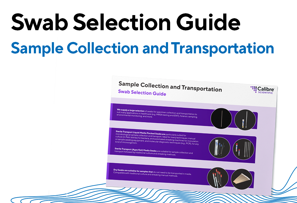 Swab selection guide for sample collection and transport
